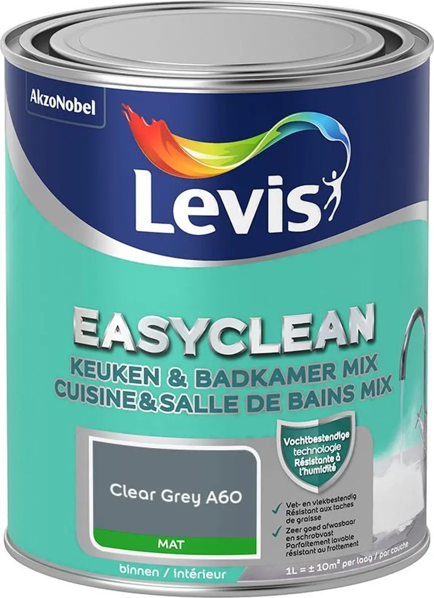 Levi's Easyclean Mengverf Clear Grey A60