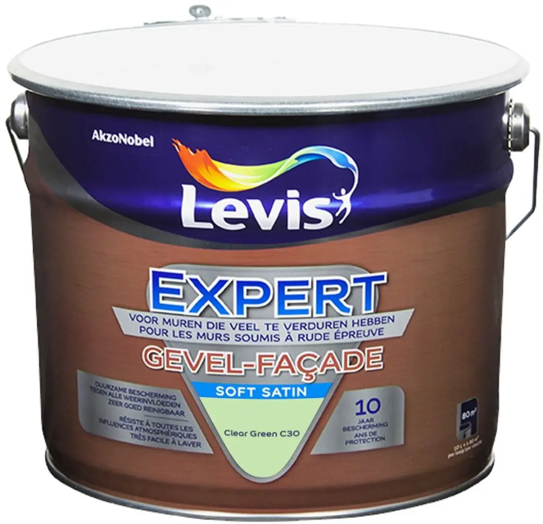 Levi's Expert Gevel Mix Clear Green C30 Mengverf 10L