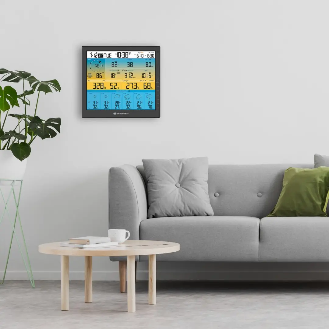 Bresser 4CAST PRO Weerstation - WLAN - 7-in-1 Sensor - Zwart/Wit