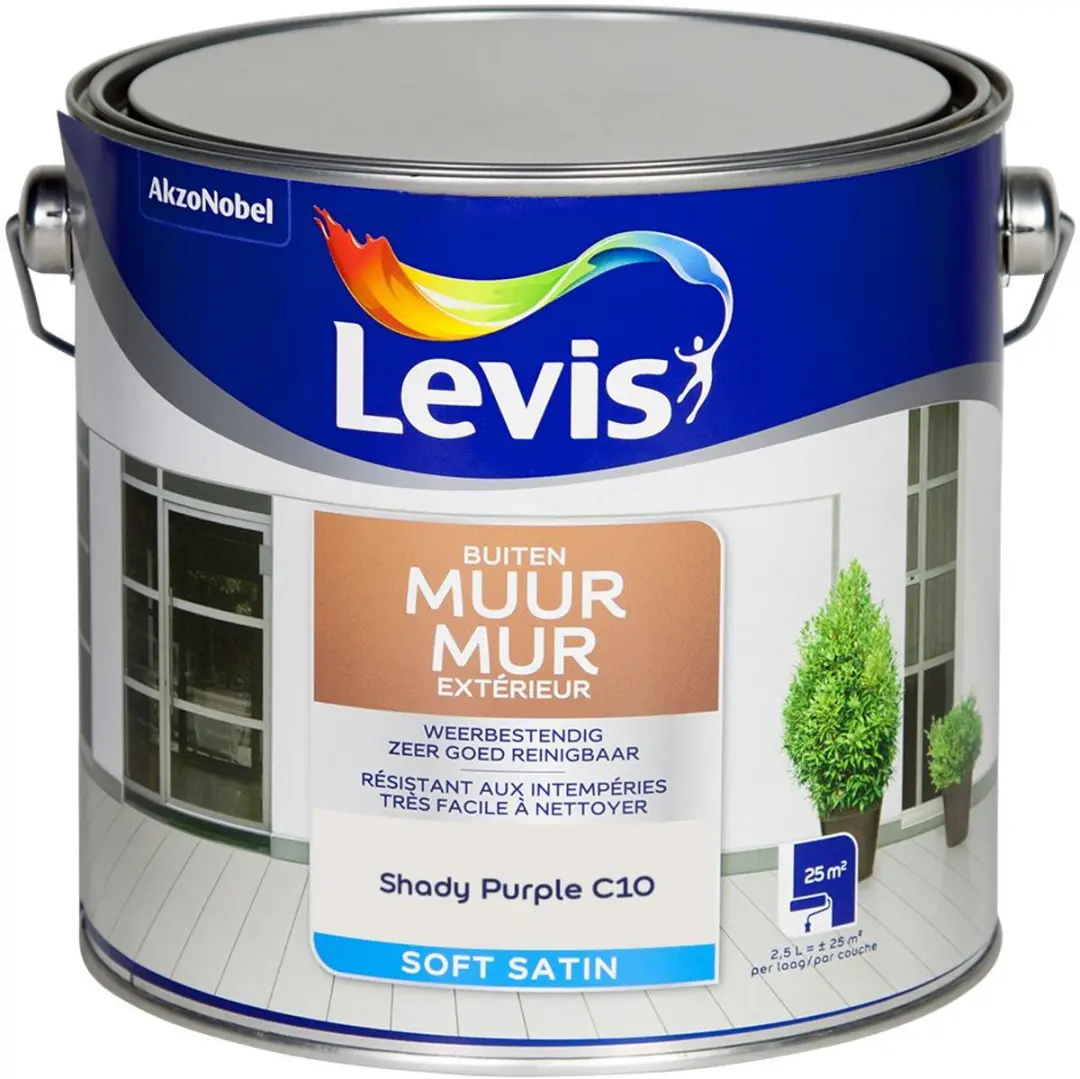 Levi's Muur Buiten Mix Shady Purple C10 Mengverf 2,5L