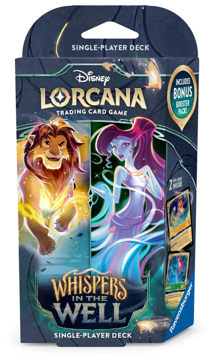 Disney Lorcana Whispers in the Well Simba & Meg Starter Deck