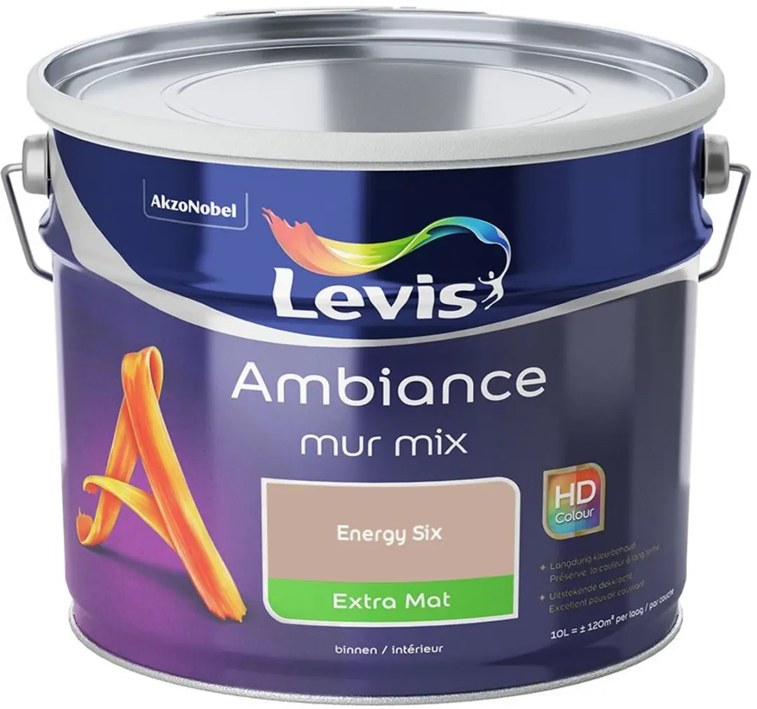 Levi's Ambiance Mur Extra Mat Mix Energy Six Mengverf 10L