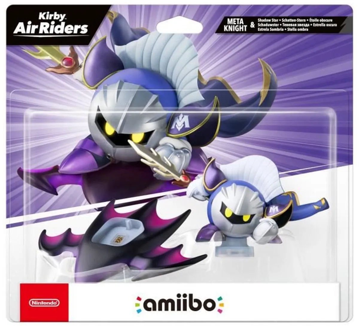 Nintendo Kirby Air Riders Amiibo Meta Knight & Shadow Star