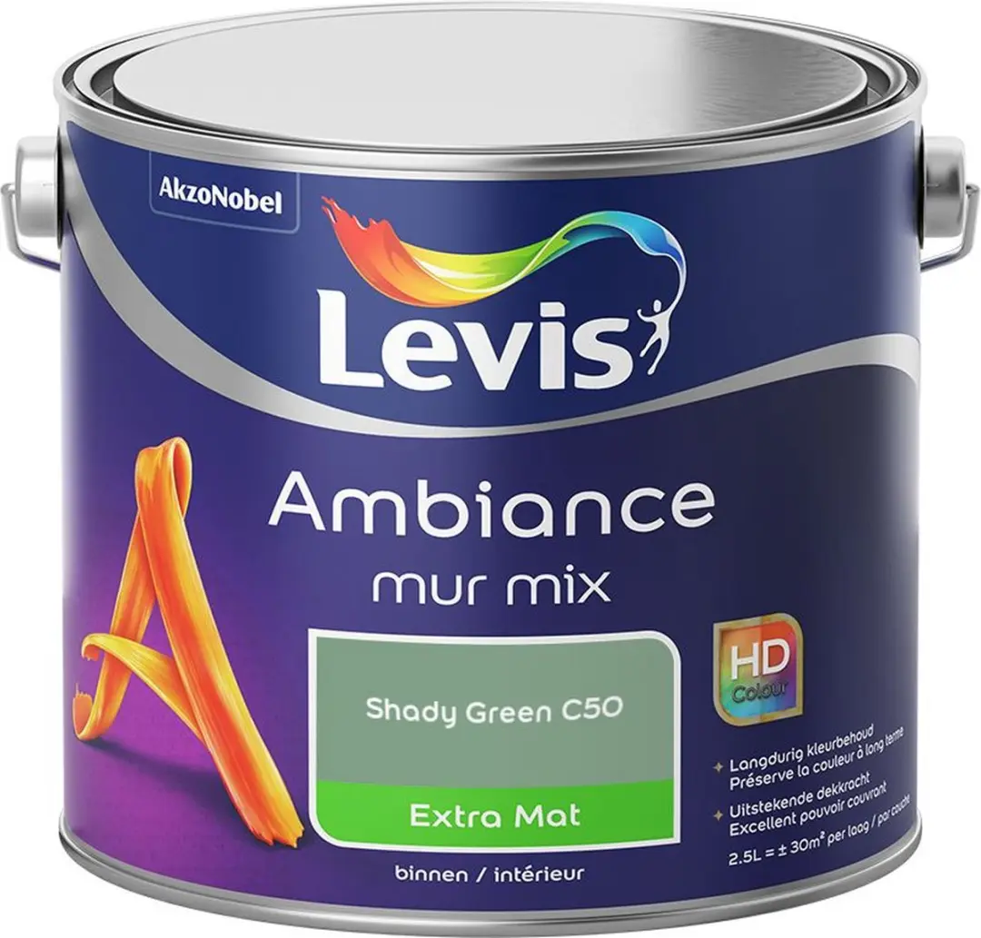 Levi's Ambiance Mur Extra Mat Mix Shady Green C50