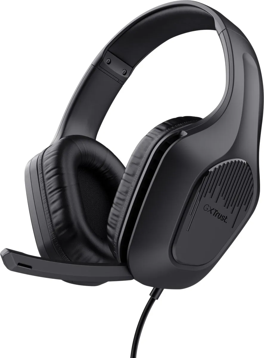 Trust GXT 415 Zirox Gaming Headset - 50mm Drivers - Zwart