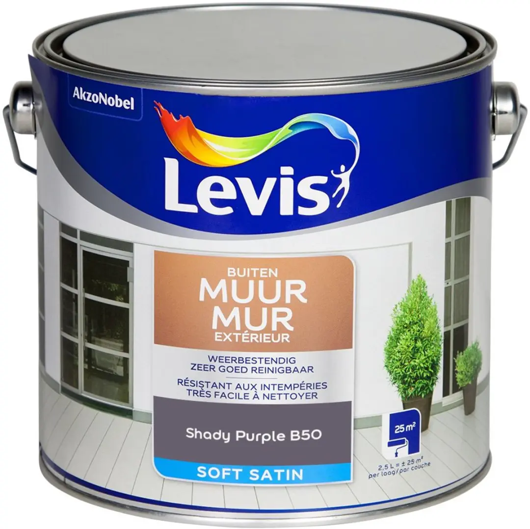 Levi's Muur Buiten Mix Shady Purple B50 Mengverf 2,5L
