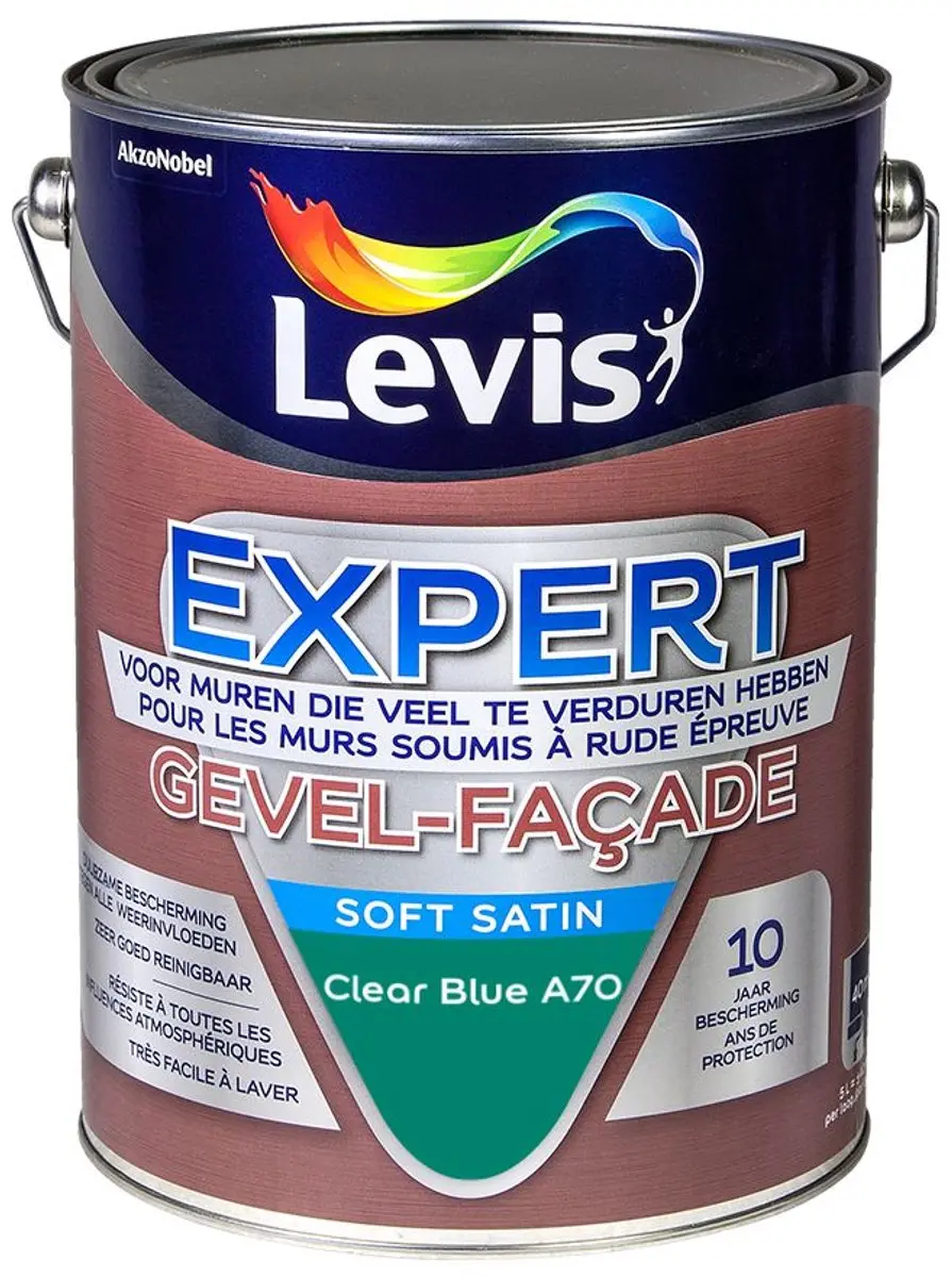 Levi's Expert Gevel Mix Clear Blue A70 Mengverf 5L