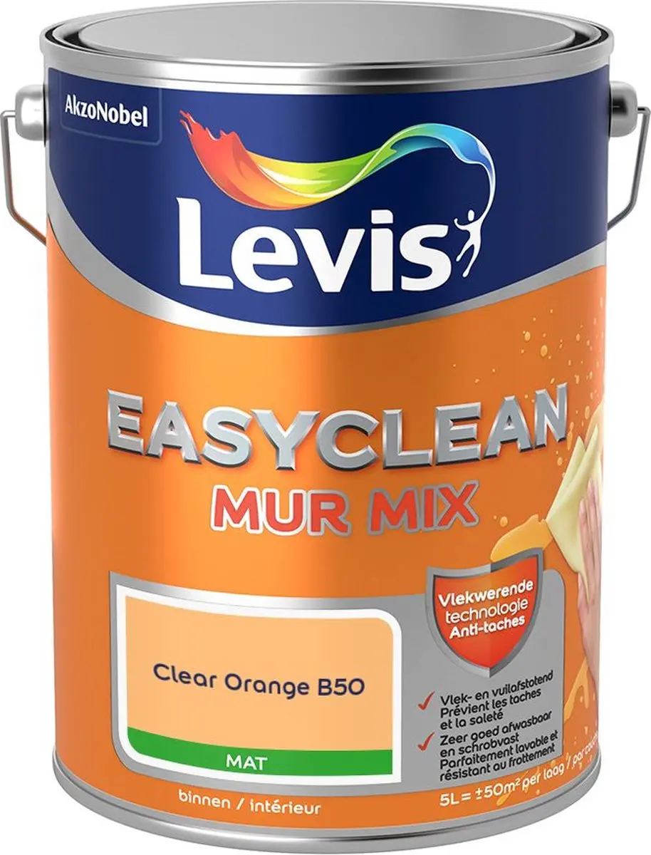 Levi's Easyclean Mur Mat Mix Mengverf 5L