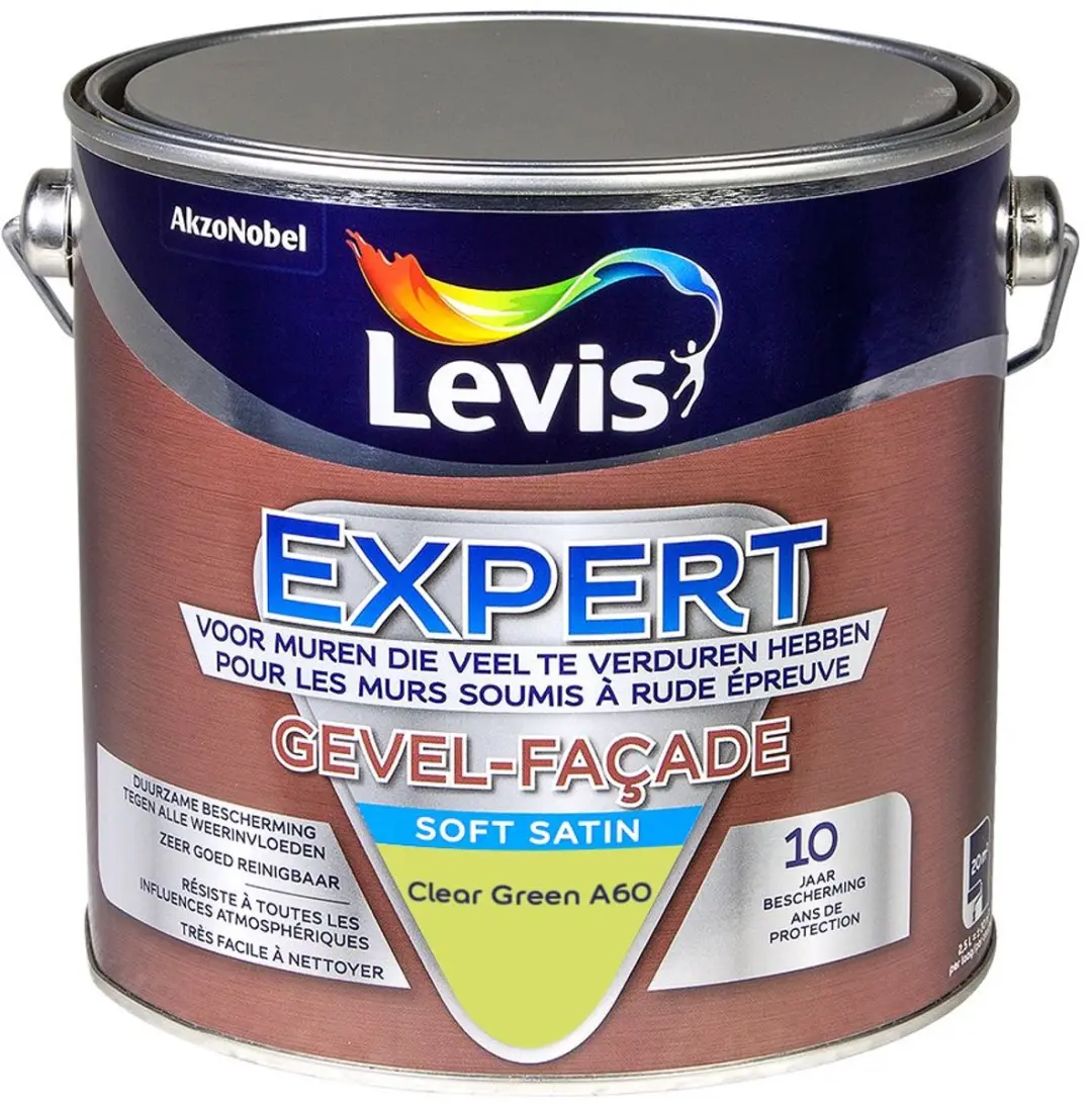 Levi's Expert Gevel Mix Clear Green A60 Mengverf 2,5L
