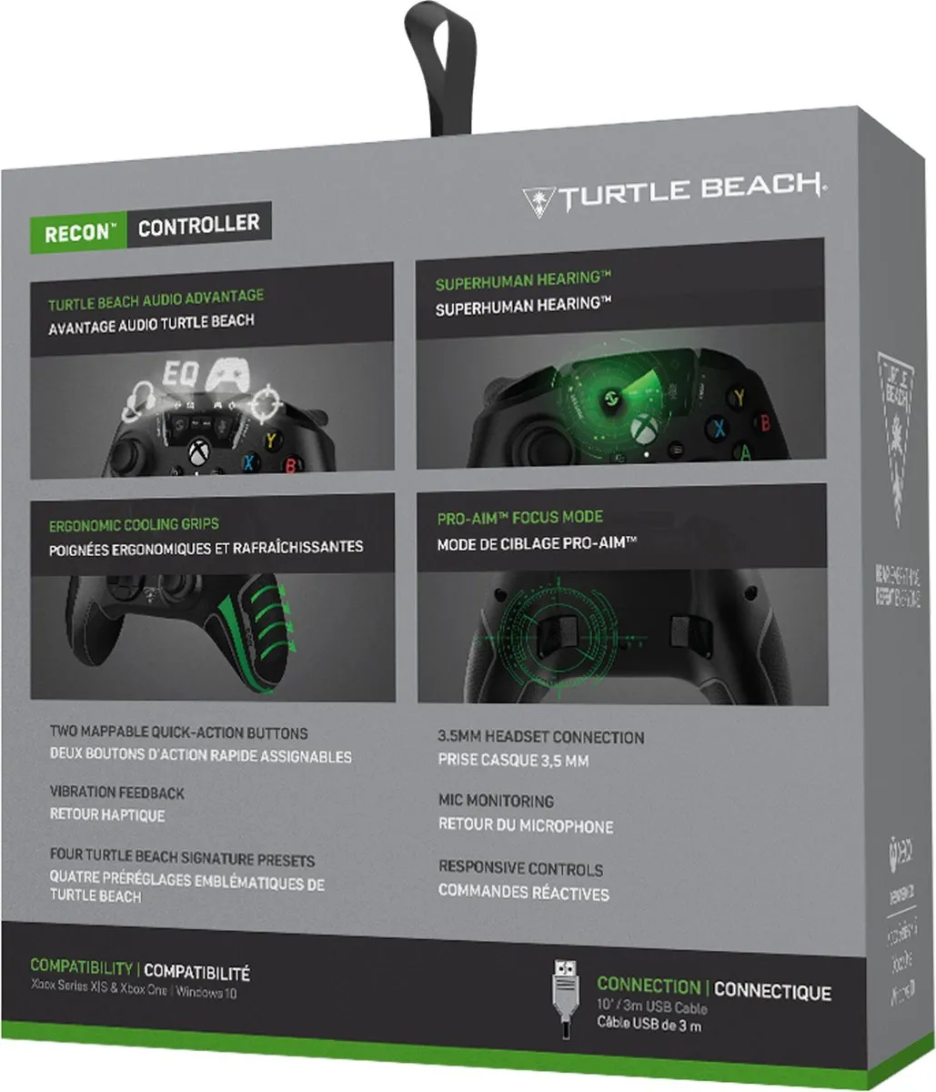 Turtle Beach Recon - Controller - Xbox One, Xbox Series X|S & Windows - Zwart