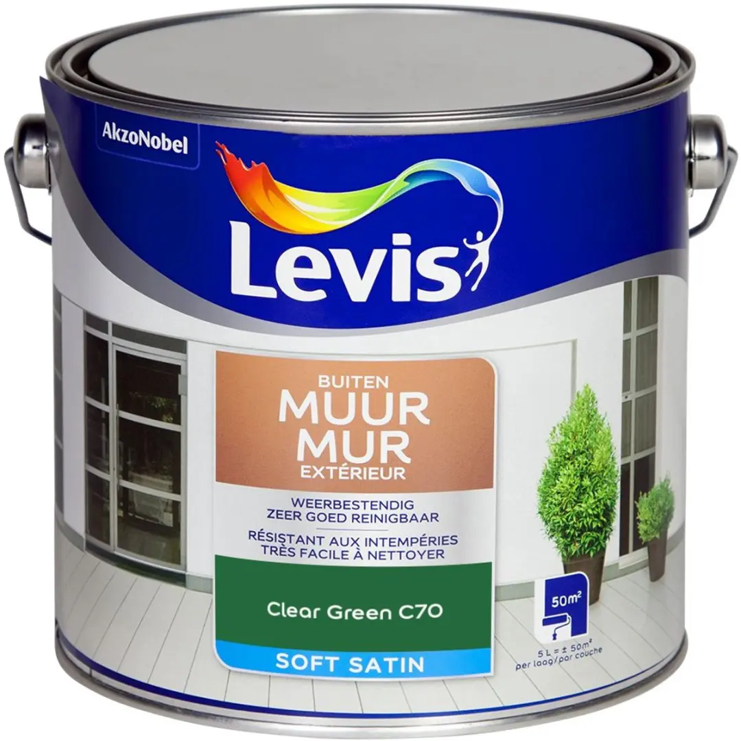 Levi's Muur Buiten Mix Clear Green C70 Mengverf 5L