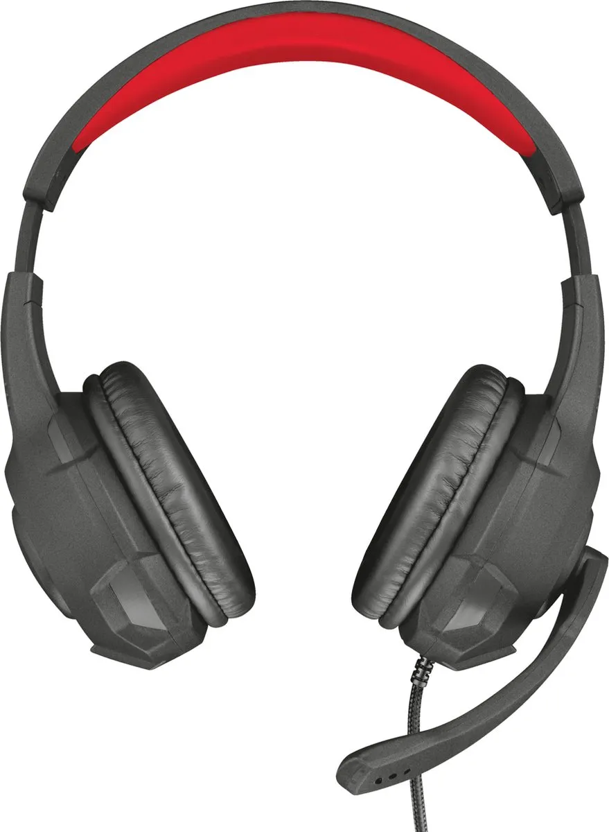 Trust GXT 307 RAVU Headset - 40mm Drivers - Zwart/Rood - afbeelding 6 van 6