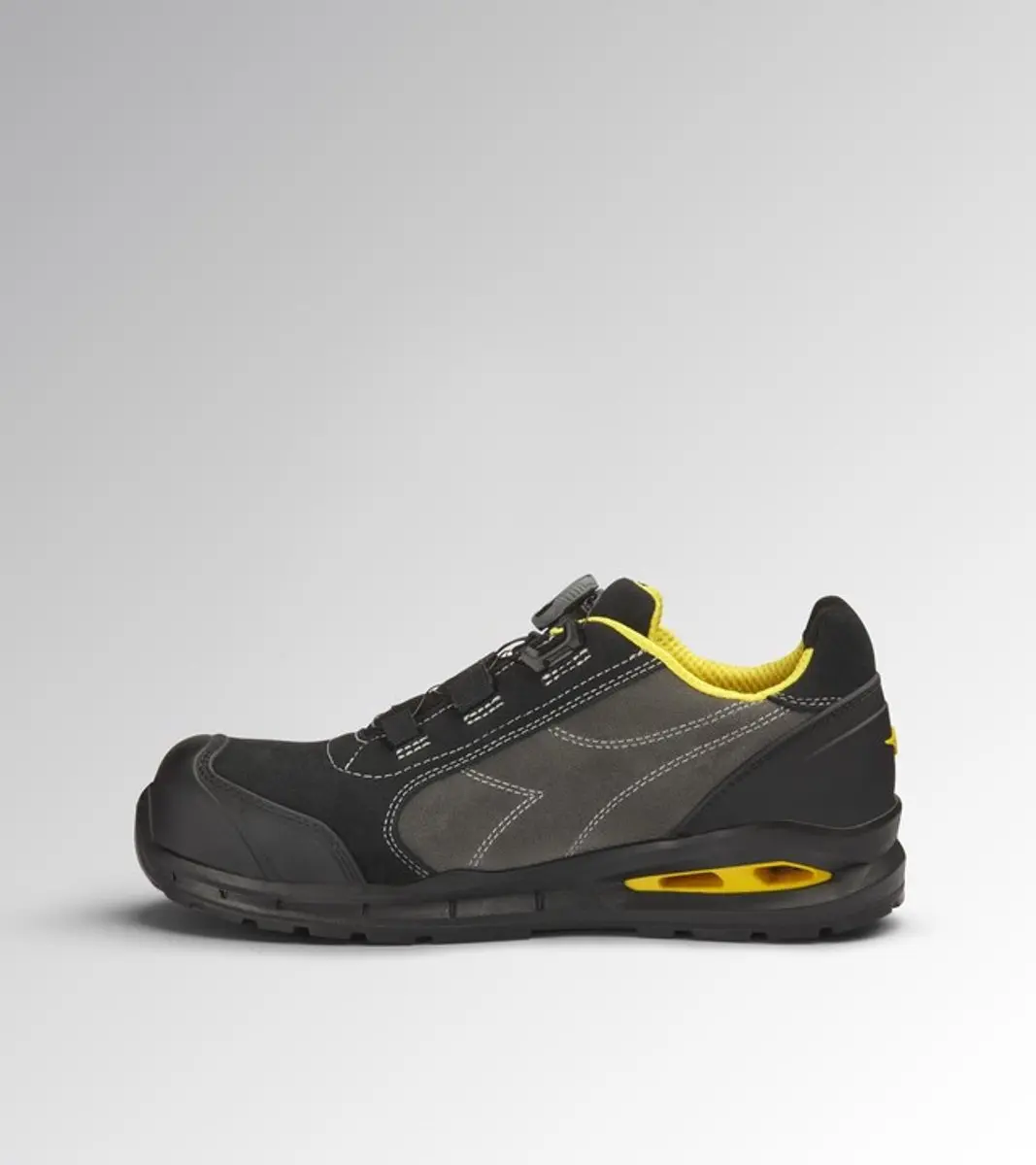 Diadora RUN A.BOX MSTR BOA LOW S3S Werkschoenen 38 - Zwart/Asfalt