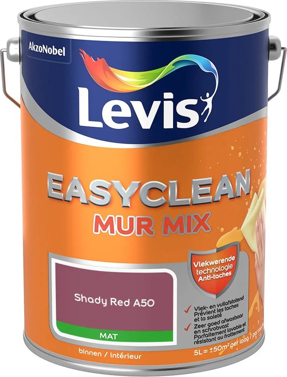 Levi's Easyclean Mur Mat Mix Shady Red A50
