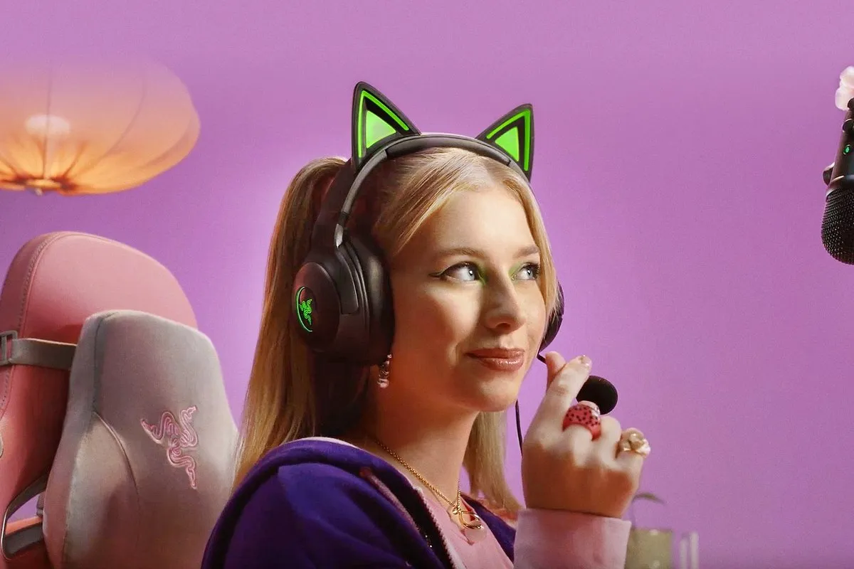 Razer Kraken Kitty V2 RZ04-04730100 Gaming Headset - 7.1 Surround - Zwart