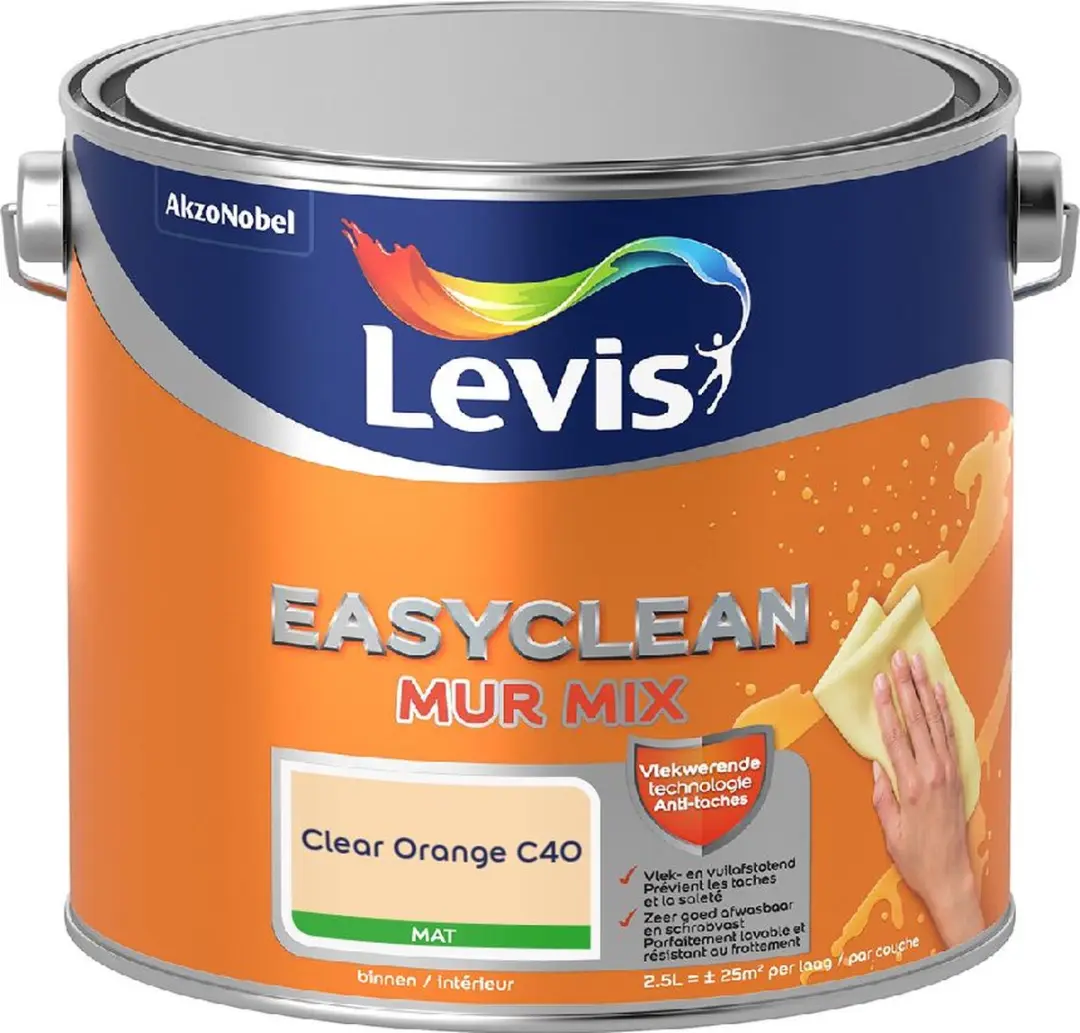 Levi's Easyclean Mur Mat Mix Clear Orange C40