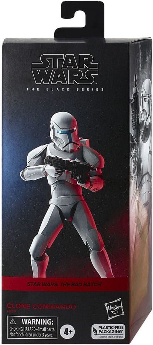 Hasbro Star Wars - The Bad Batch Black Series Clone Commando 15 cm Actiefiguur - Multicolours