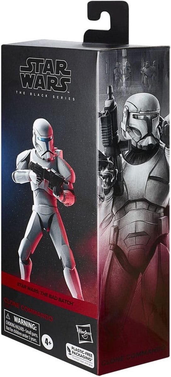 Hasbro Star Wars - The Bad Batch Black Series Clone Commando 15 cm Actiefiguur - Multicolours