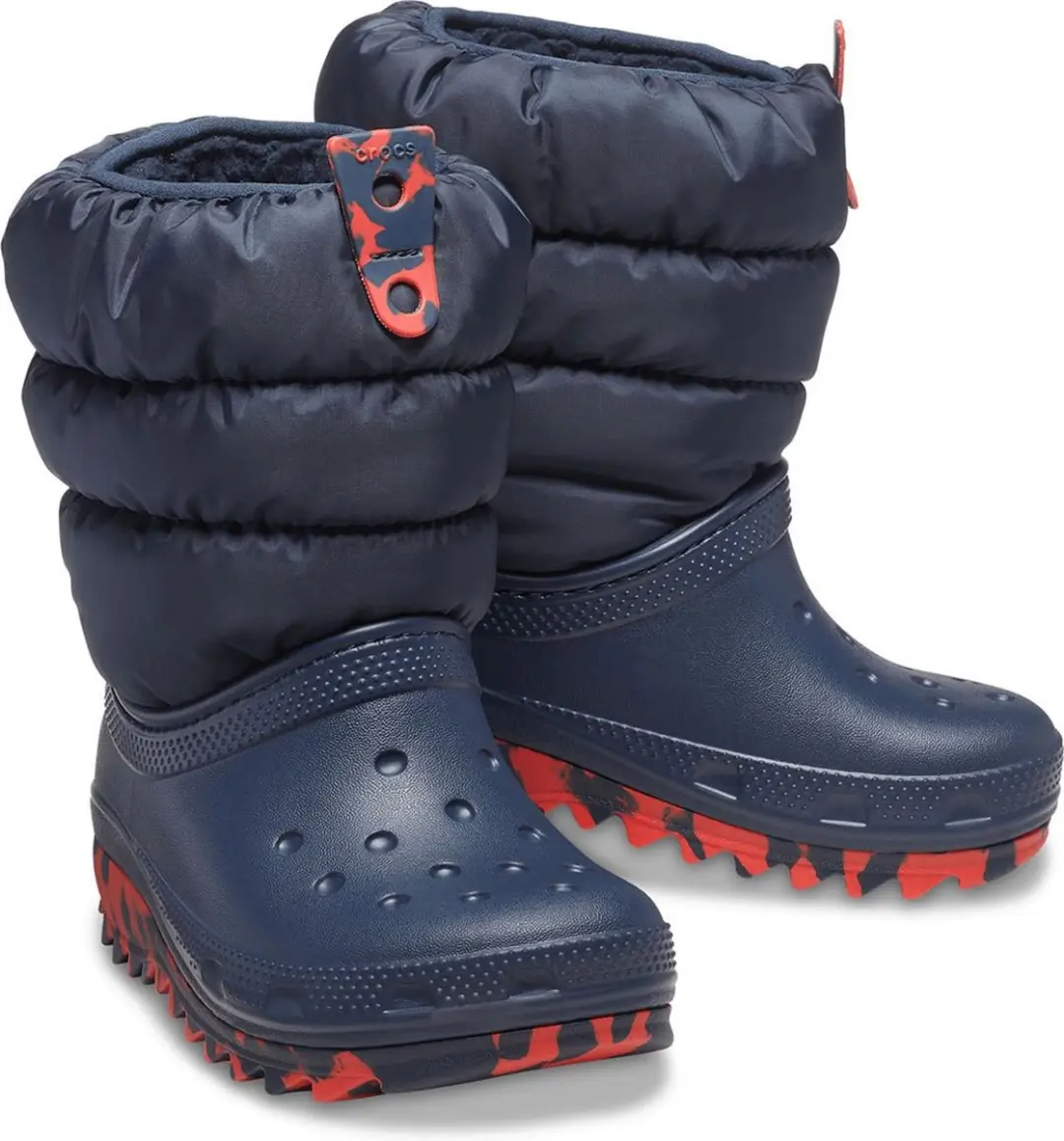 Crocs Classic Neo Puff Boot Kinder - Maat 29/30 - Donkerblauw