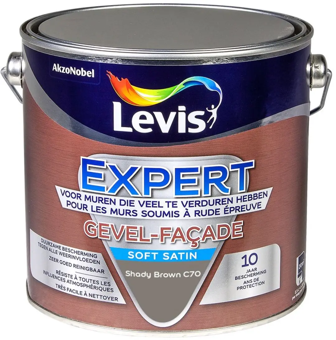 Levi's Expert Gevel Mix Shady Brown C70 Mengverf 2,5L