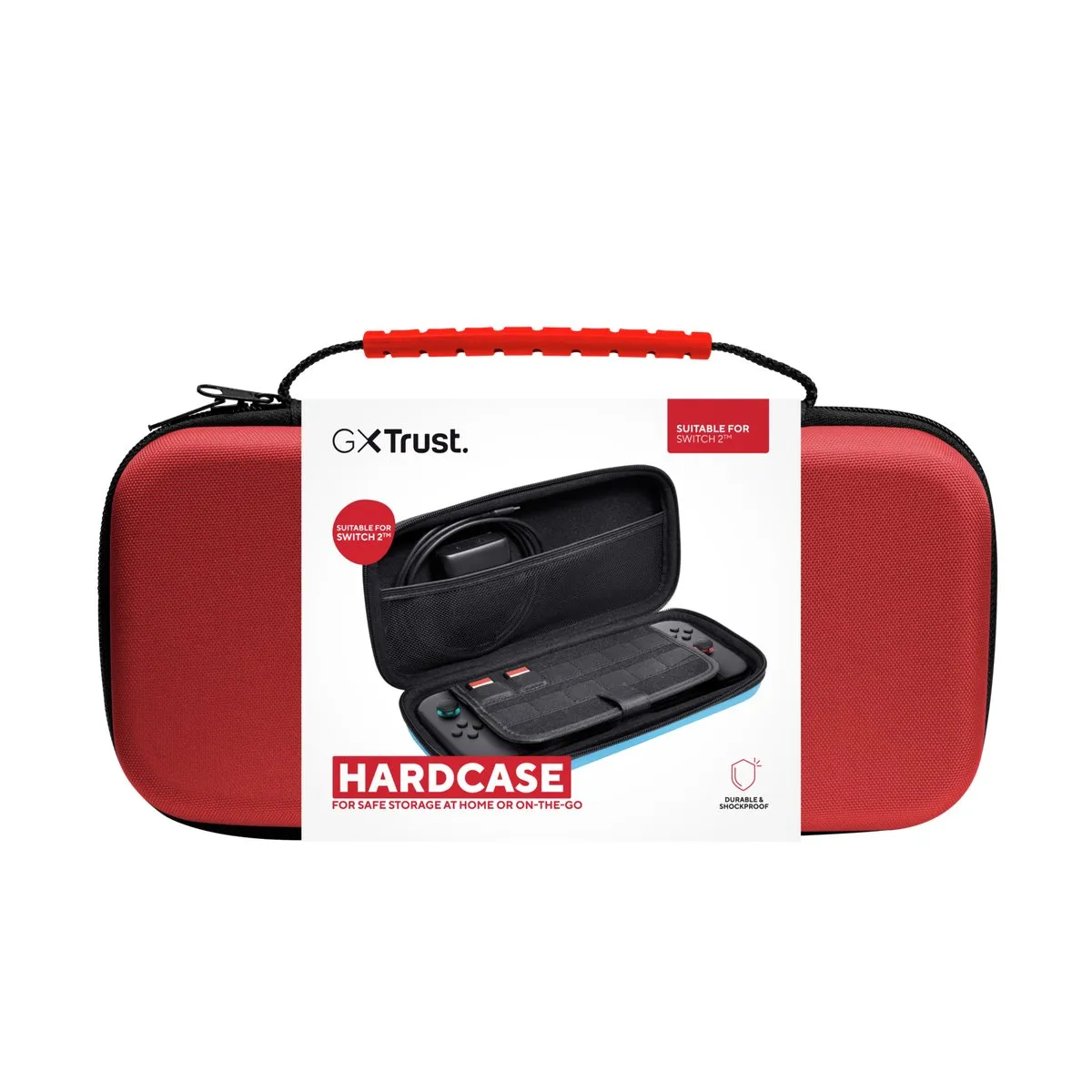 Trust GXT1251RB Switch 2 Hardcase - Rood/Blauw - afbeelding 6 van 6