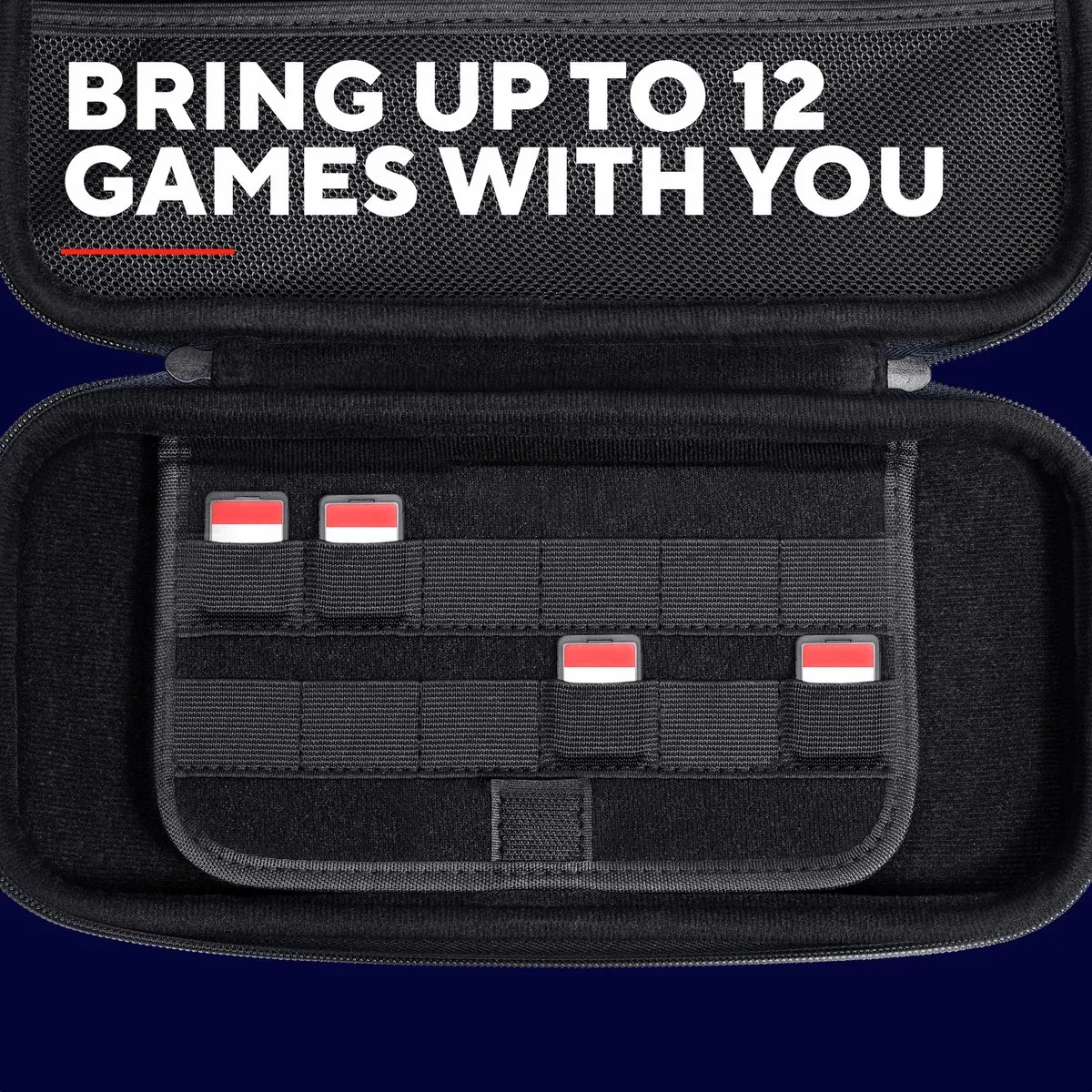 Trust GXT1251RB HARDCASE – Switch 2 Hardcase – Beschermhoes voor Switch 2 – voor Console & Joy–Cons – Rood/Blauw