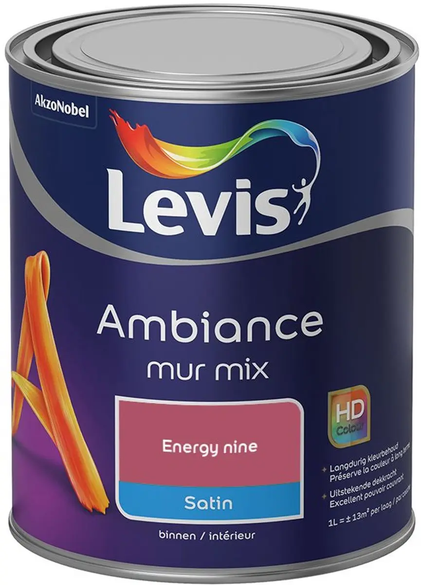 Levi's Ambiance Mur Satin Mix Energy Nine Mengverf 1L