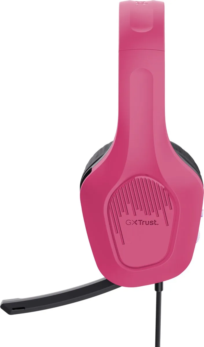 Trust GXT 415P Zirox Gaming Headset - Roze - afbeelding 6 van 6