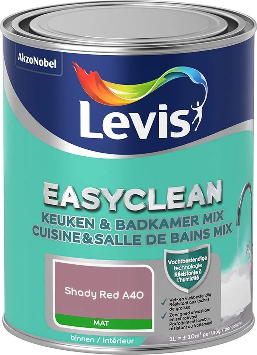 Levi's Easyclean Mengverf Shady Red A40