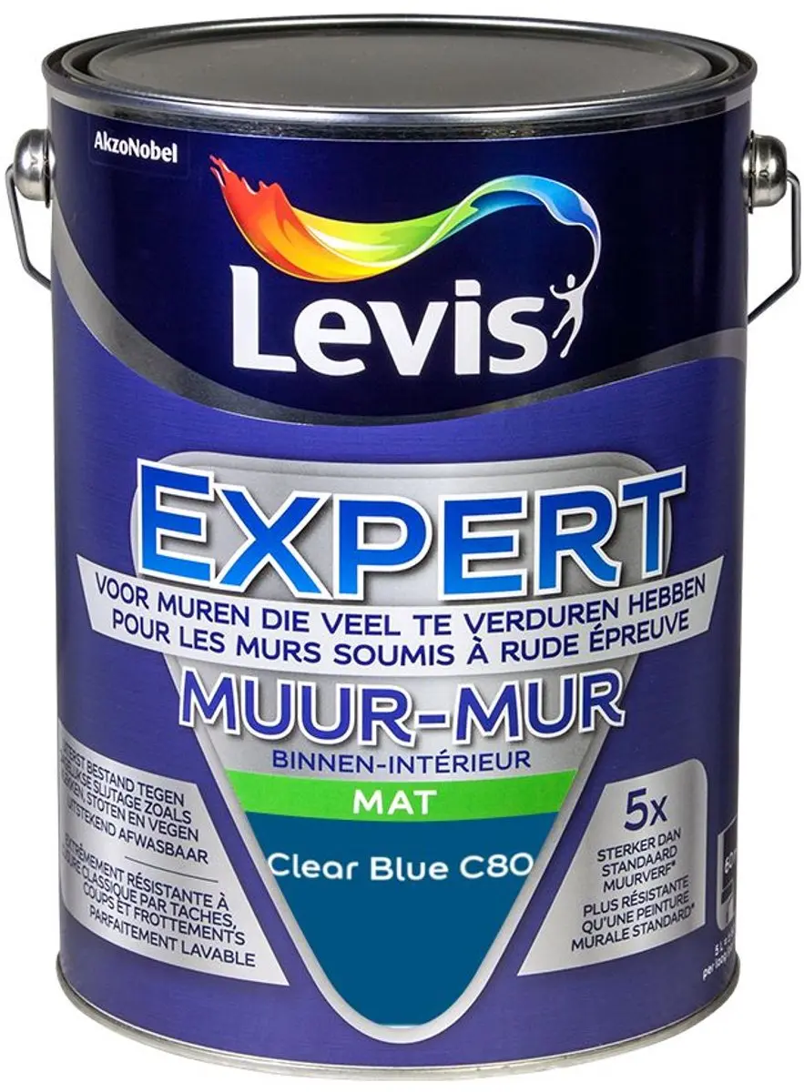 Levi's Expert Muur Binnen Mix Clear Blue C80 Mengverf 5L