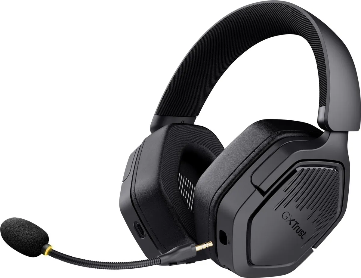 Trust GXT 493 Carus Wireless Gaming Headset - 20 uur - Zwart - afbeelding 6 van 6