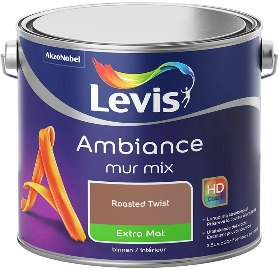 Levi's Ambiance Mur Extra Mat Mix Roasted Twist 2,5L