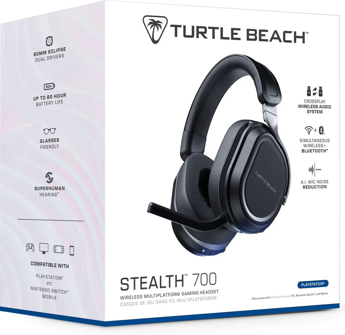 Turtle Beach Stealth 700 Gen 3 TBS-3101-05 Draadloze Gamingheadset - Zwart - afbeelding 6 van 6