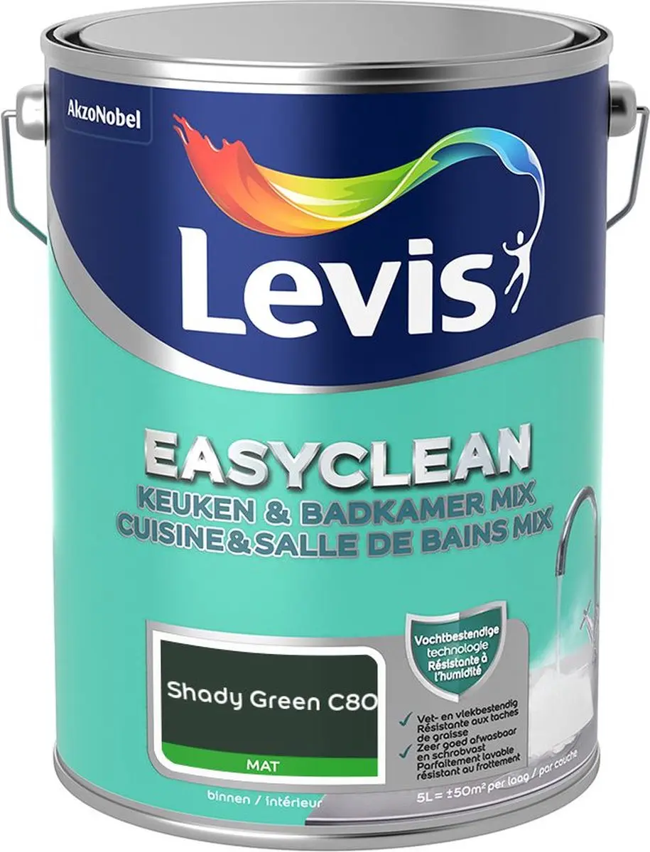 Levi's Easyclean Mengverf Shady Green C80
