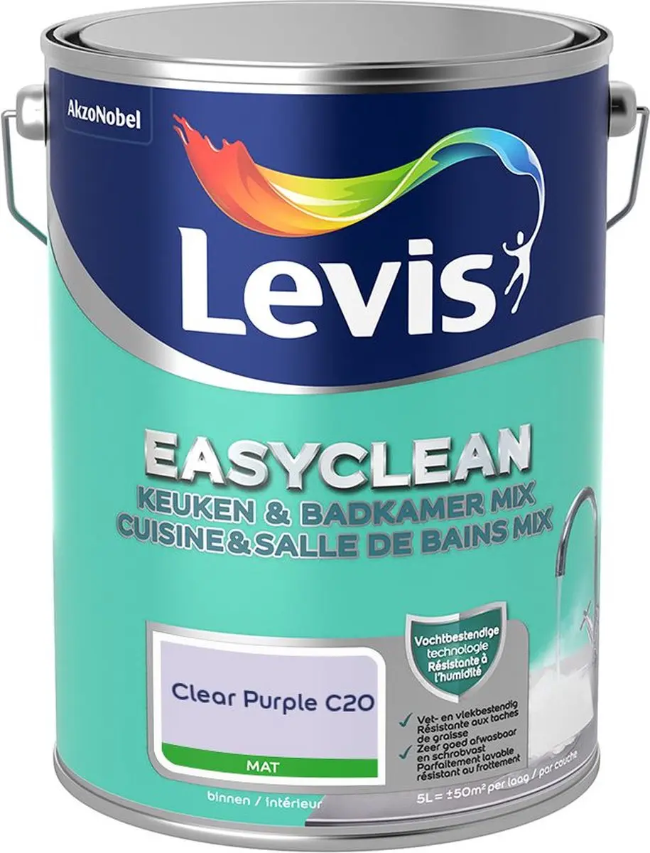 Levi's Easyclean Mengverf Clear Purple C20
