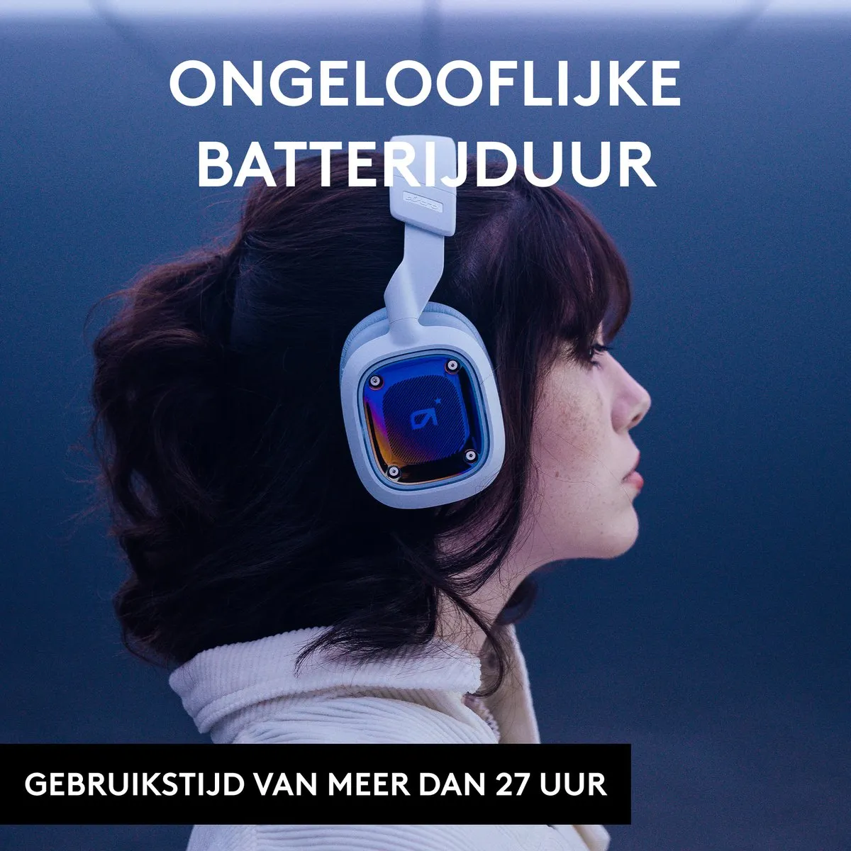 Logitech G Astro A30 - Draadloze Gaming Headset - Bluetooth - Geschikt voor Playstation - Wit