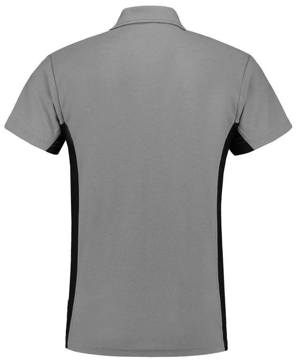Tricorp Poloshirt Bi-Color 202002 - Grijs/Zwart - 3XL