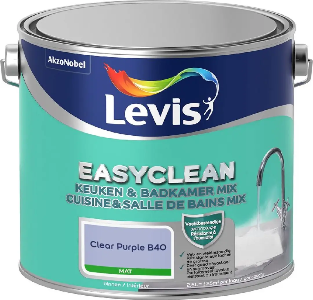 Levi's Easyclean Mengverf Clear Purple B40