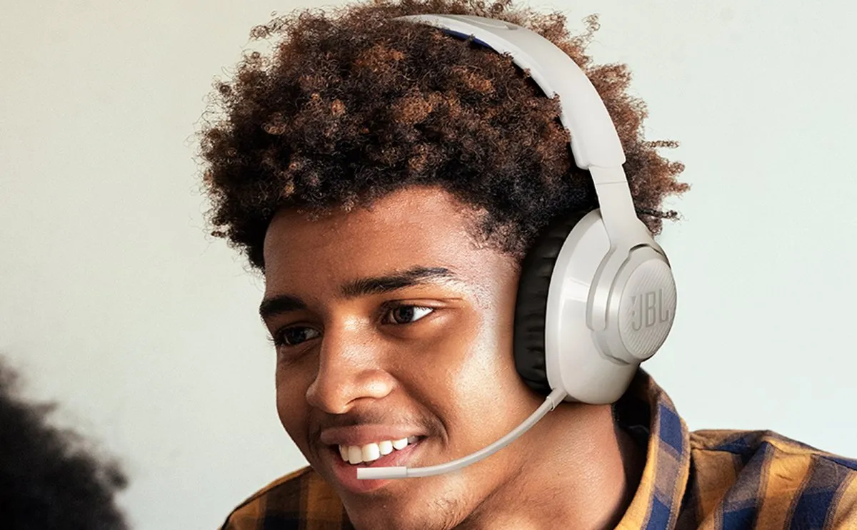 JBL Quantum 360P Headset - Wit/Blauw