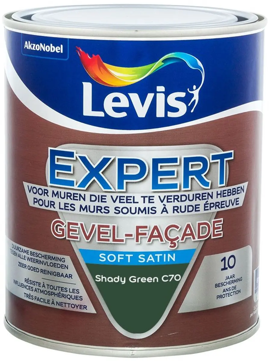 Levi's Expert Gevel Mix Shady Green C70 Mengverf 1L