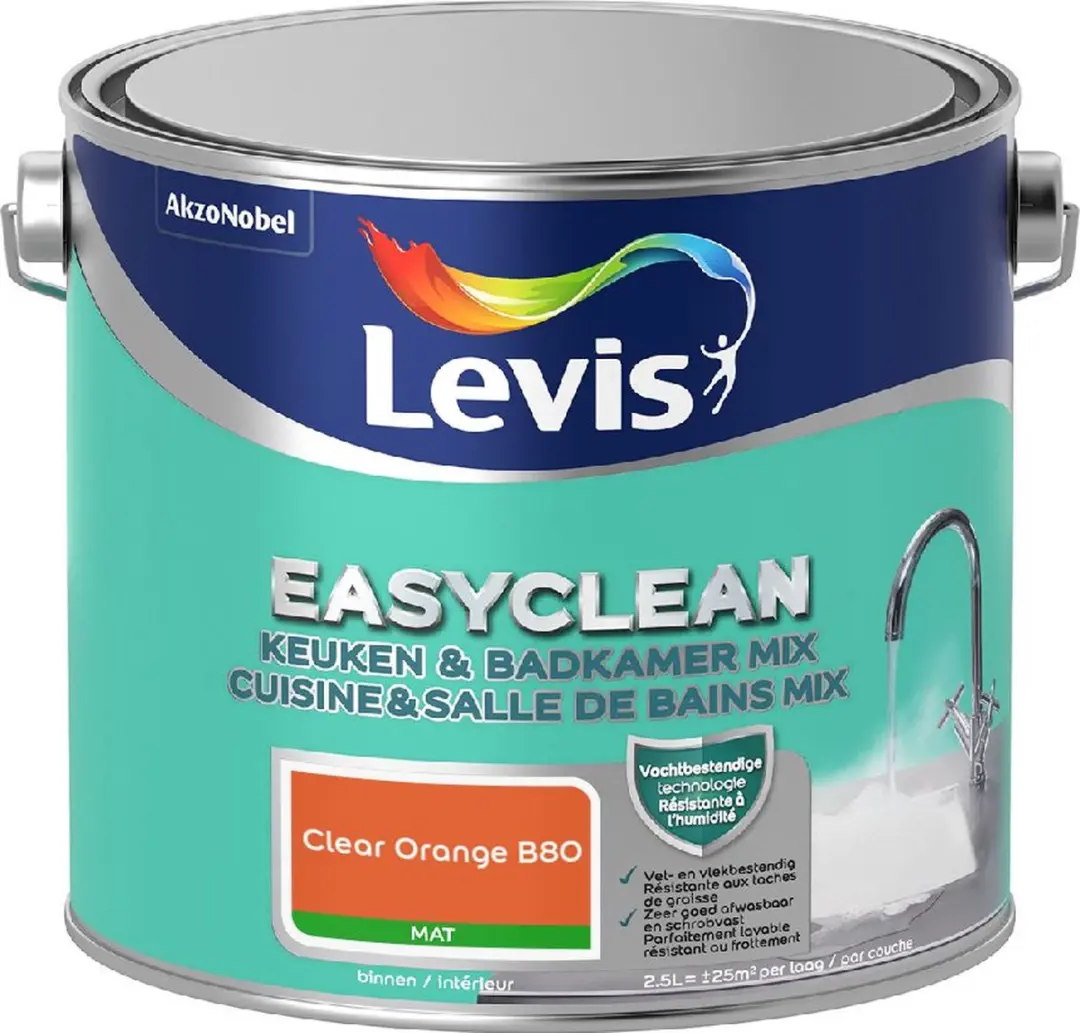 Levi's Easyclean Mengverf Clear Orange B80