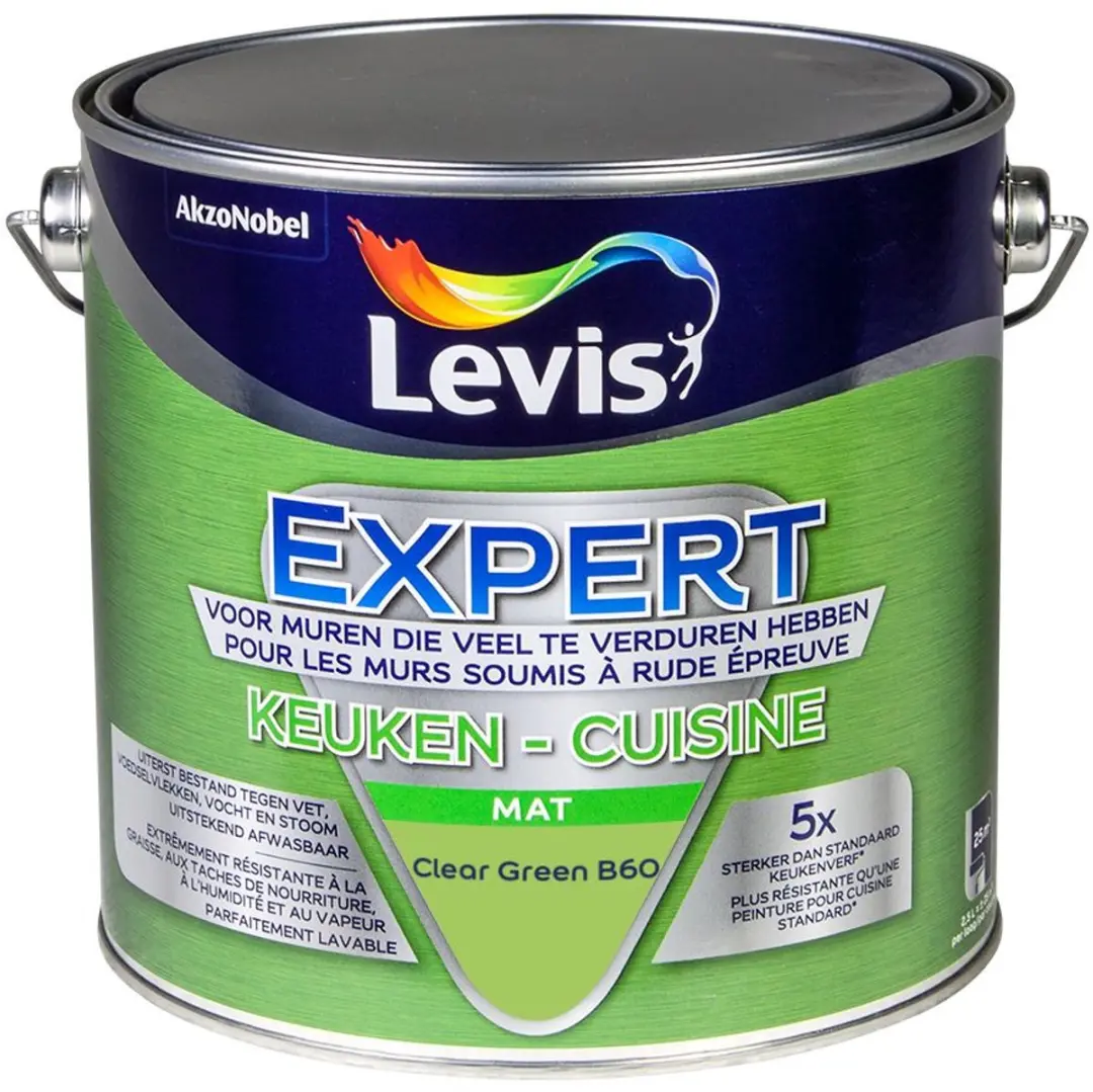 Levi's Expert Keuken Mix Clear Green B60 Mengverf 2,5L
