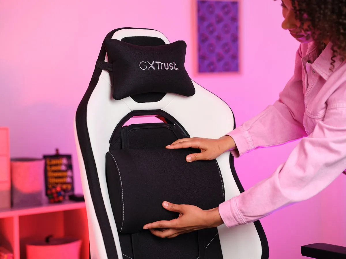 Trust GXT 714W Ruya - Gaming Stoel – Ergonomisch – Bureaustoel – Verstelbaar – Gamestoelen – Gaming Chair - Wit