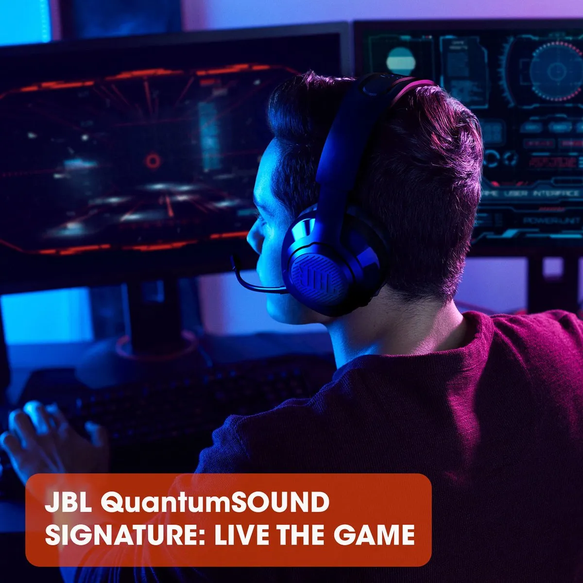 JBL Quantum 350 Wireless Headset JBLQ350WLBLK - Zwart