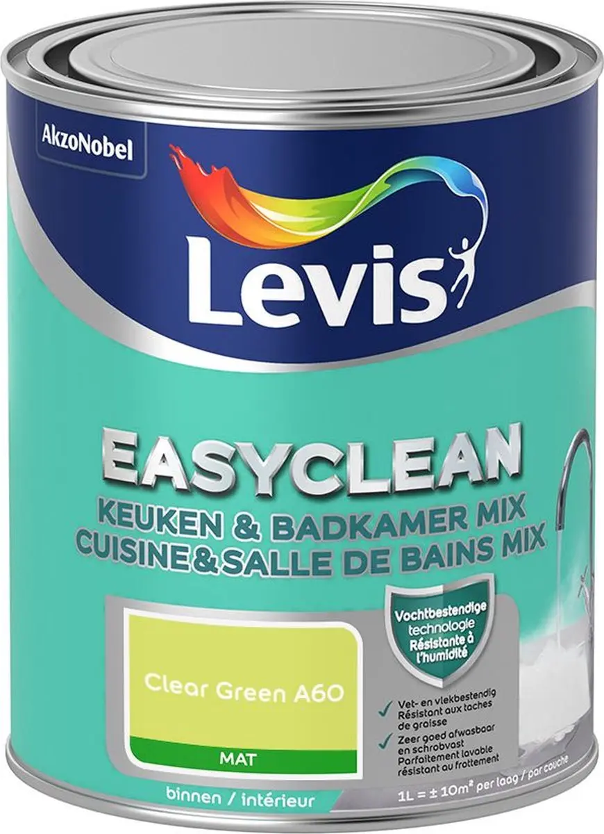 Levi's Easyclean Mengverf Clear Green A60