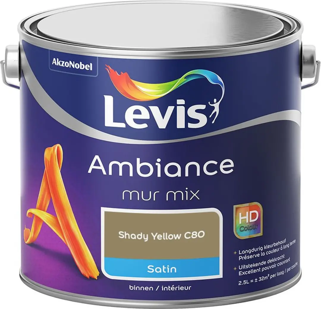 Levi's Ambiance Mur Satin Mix Mengverf 2,5L