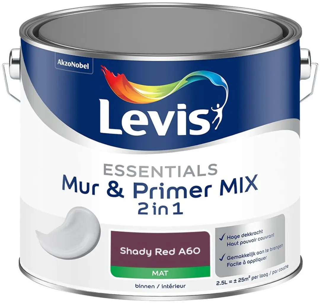 Levi's Essentials Mur & Primer Mix Shady Red A60