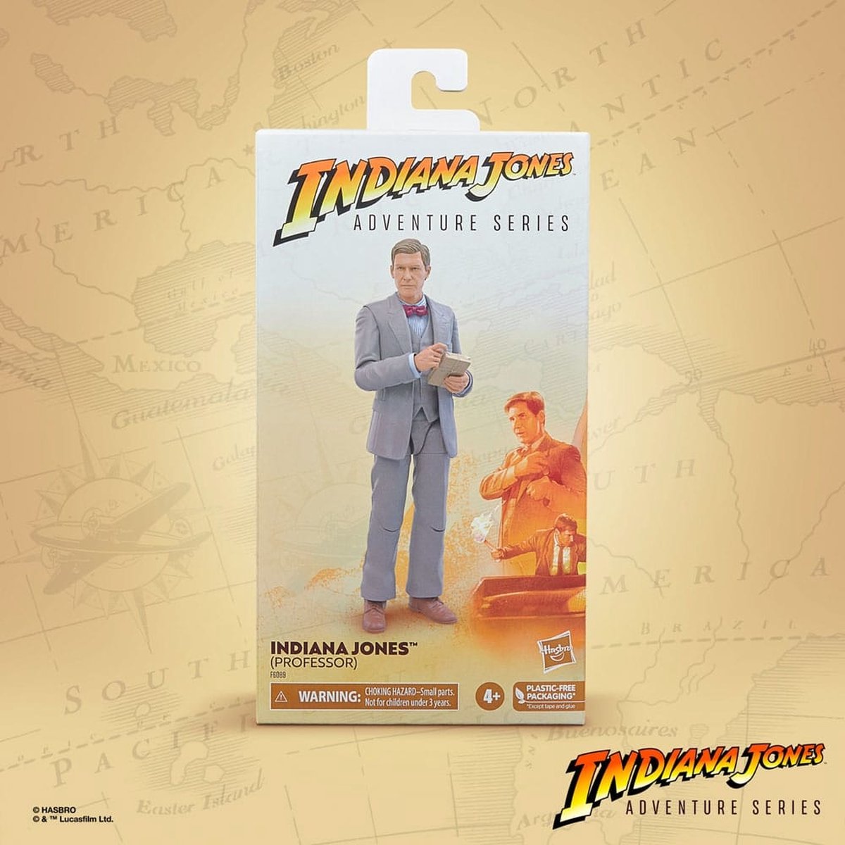 Hasbro Indiana Jones Adventure Series - Professor actiefiguur - 15 cm