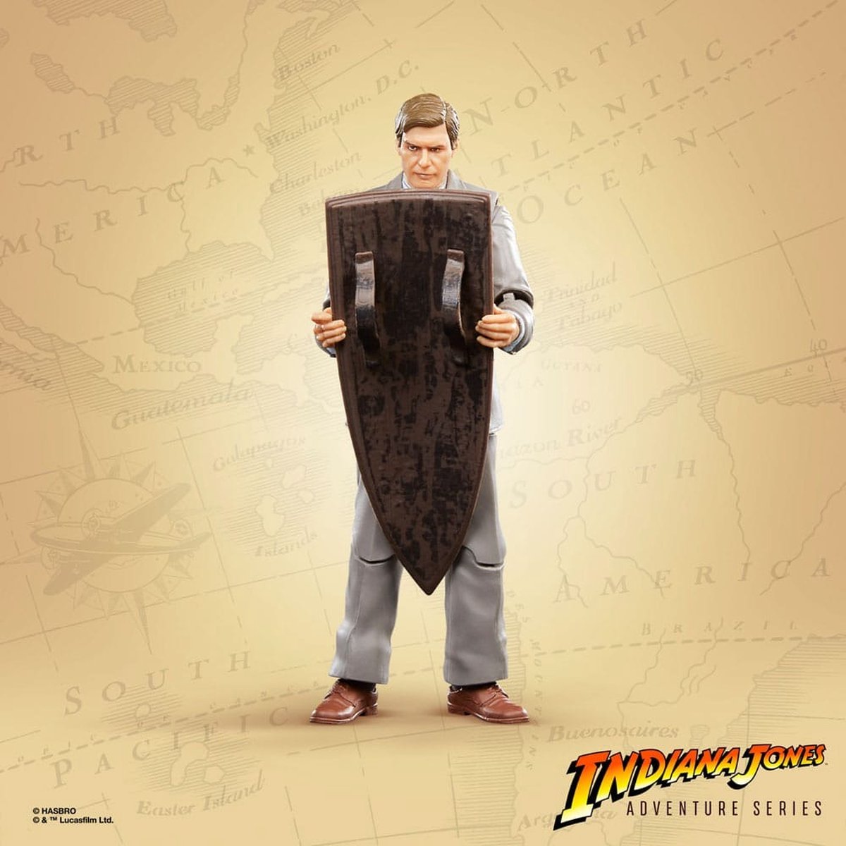 Hasbro Indiana Jones Adventure Series - Professor actiefiguur - 15 cm
