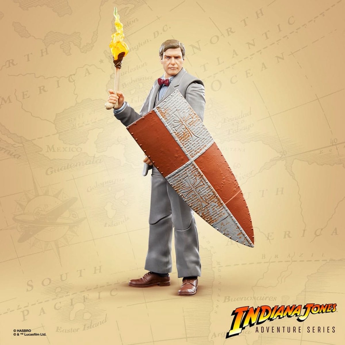 Hasbro Indiana Jones Adventure Series - Professor actiefiguur - 15 cm